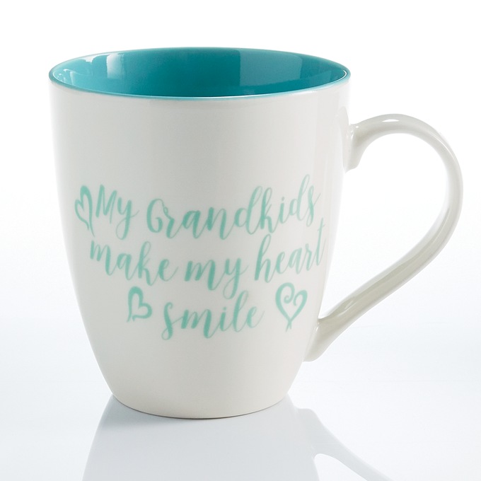 Grandkids Heart Smile Mug, , large