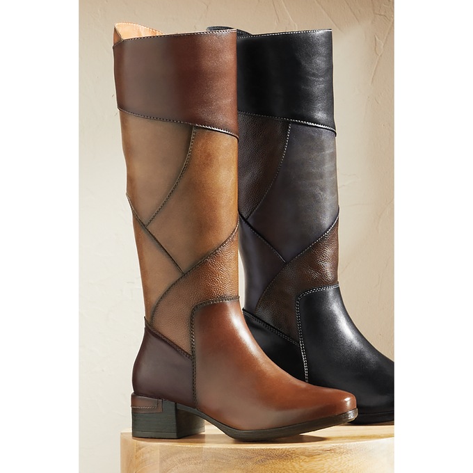 Spring Step Patchwork Boot, , large