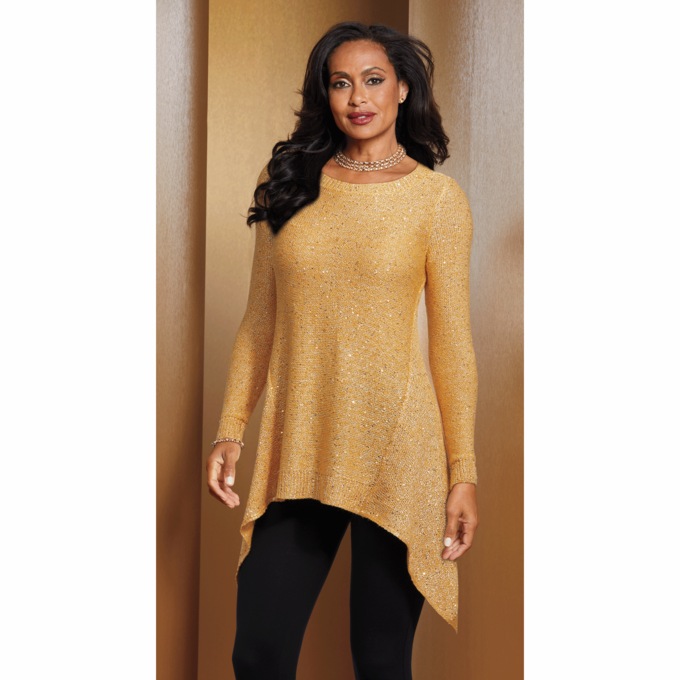 Sparkle Your Way Sweater, , large