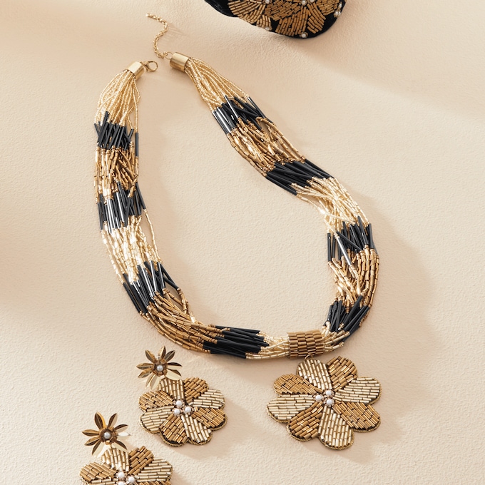 Flower/Seed Bead Jewelry, , large