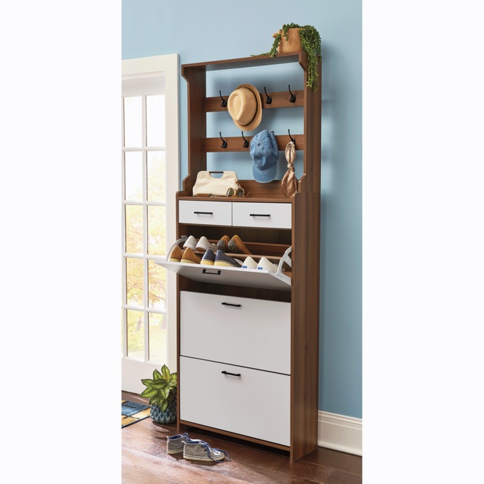 Entryway Hanging and Shoe Storage, , large