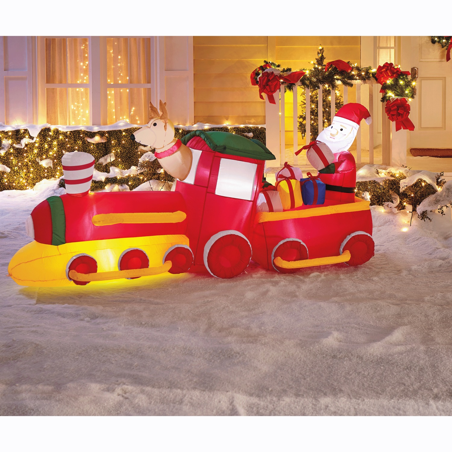 Christmas Train Inflatable Seventh Avenue