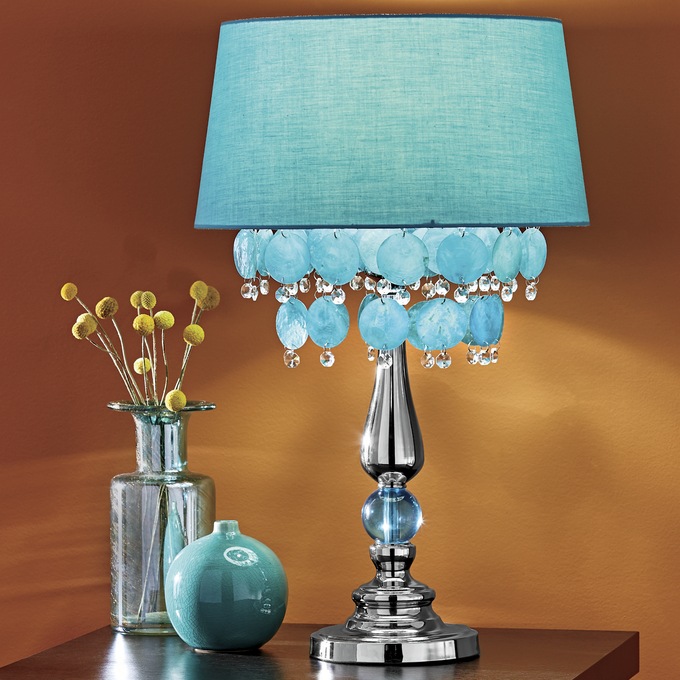 Capiz Shell Table Lamp