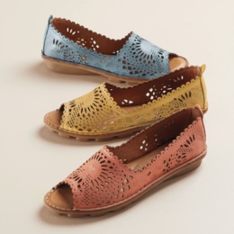 Spring Step Brandal Peep-Toe Slip-On, , large