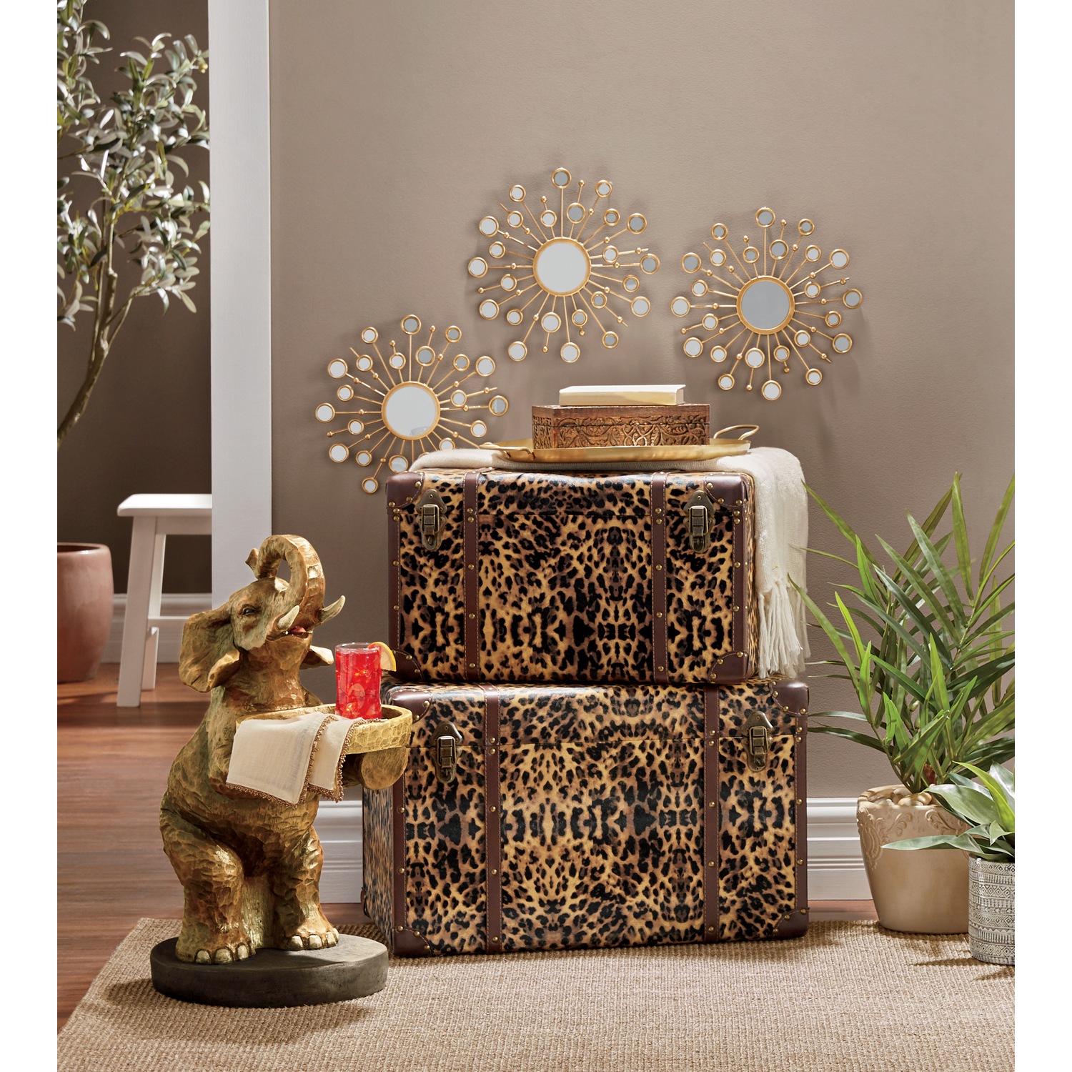 3-Piece Sparkle Cluster Wall Mirror Set | Seventh Avenue