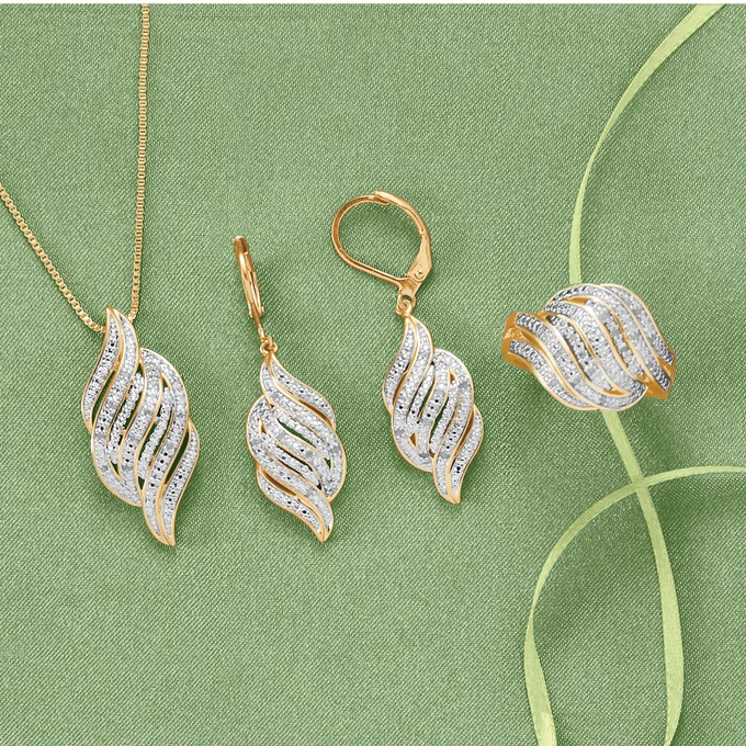 3-Piece Diamond Jewelry Set, , large