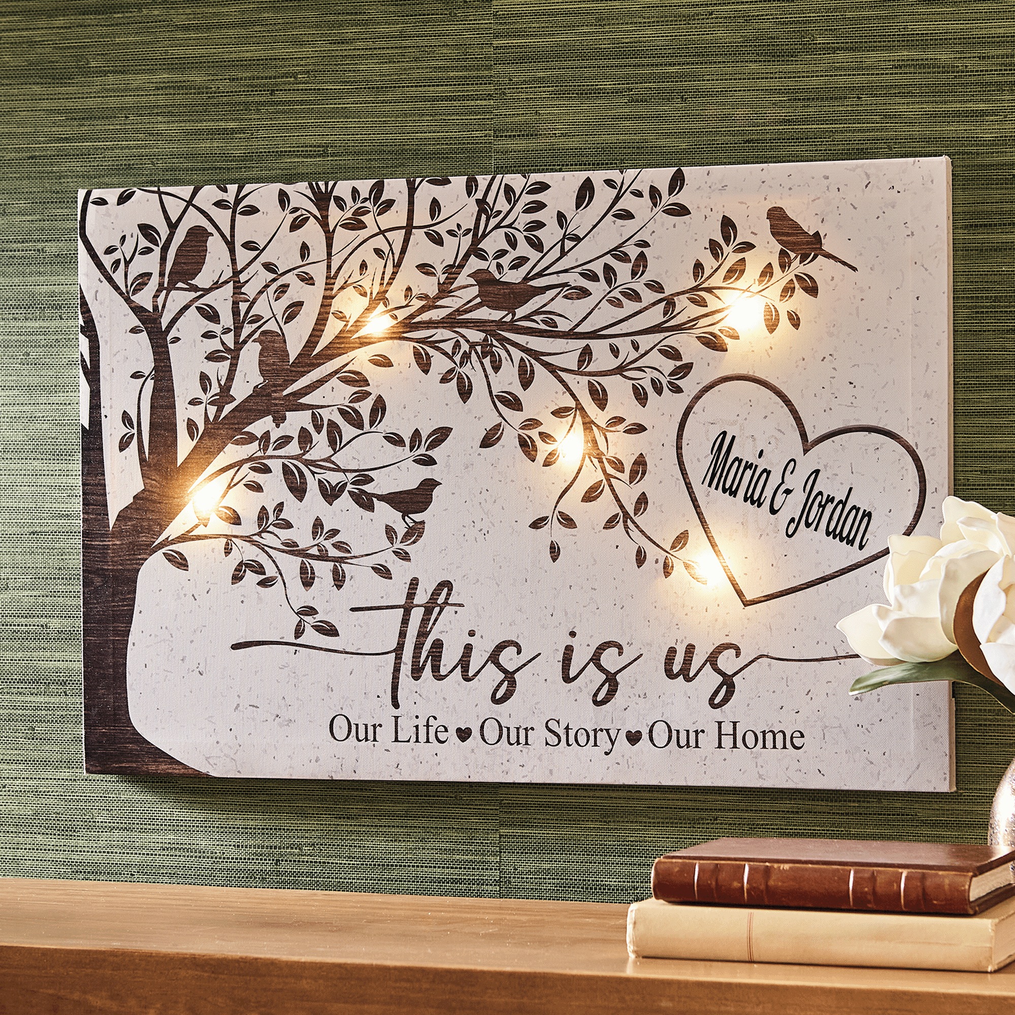 Lit This Is Us Family Wall Art, , large