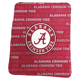 NCAA Classic Plush Throw, , large