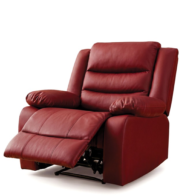 Overstuffed Recliner with Massage, , large