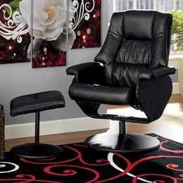 Farr Recliner with Ottoman, , large