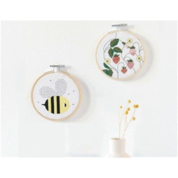 4" Cross Stitch Kit, , large