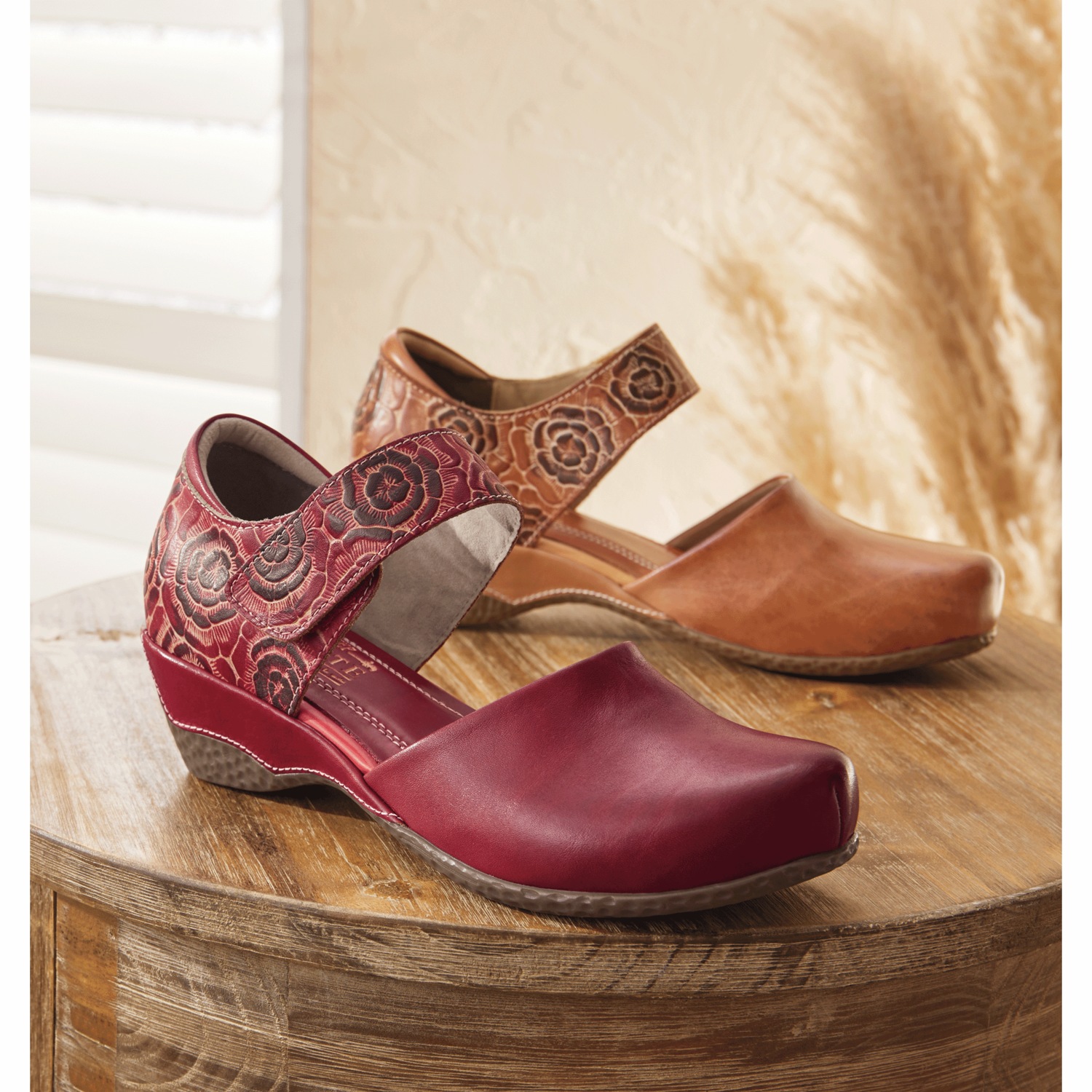 L'Artiste Gloss Pansy Mary Jane by Spring Step in Genuine Leather
