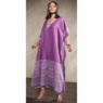 Chi Women's Long Caftan with Regal Border Print, , large