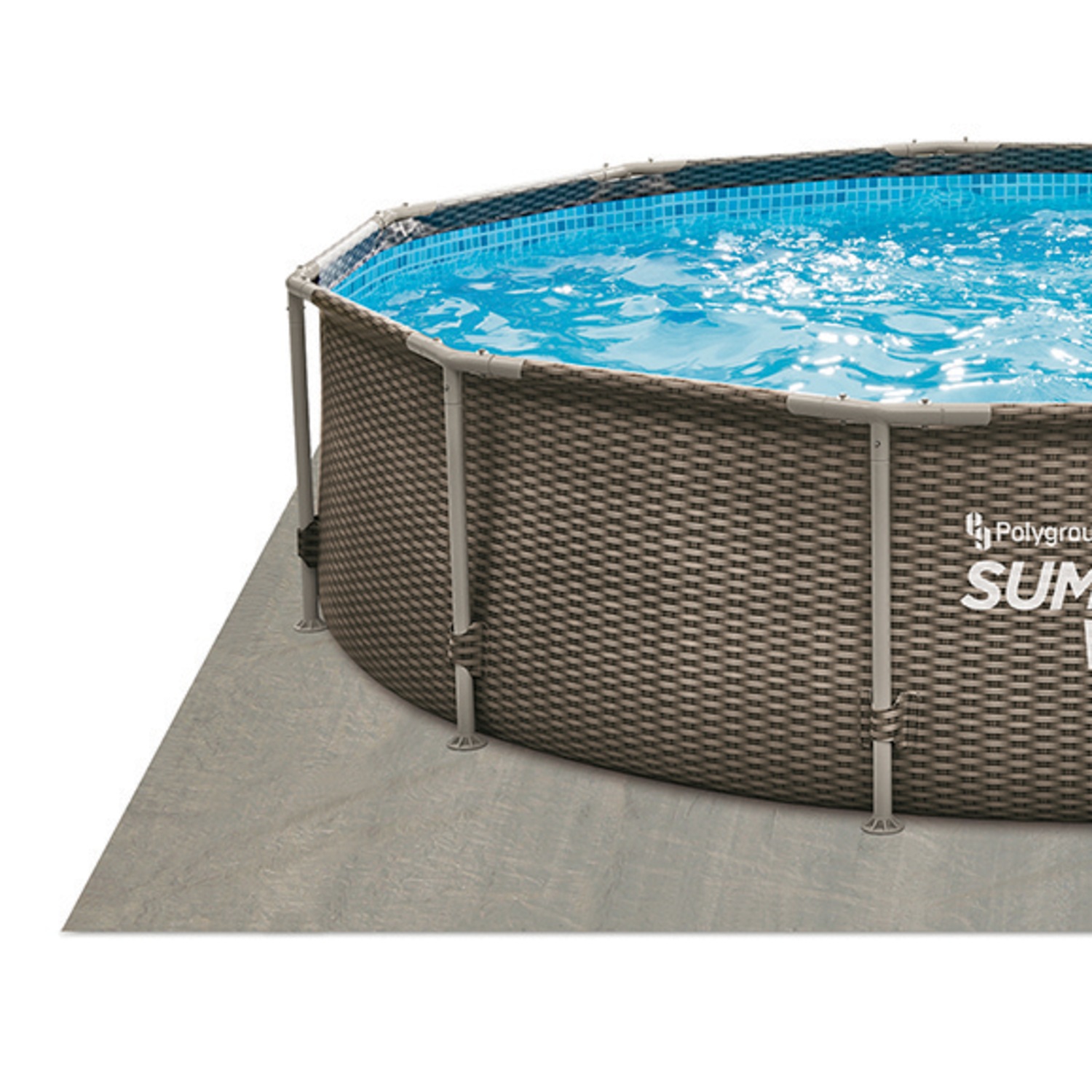 summer waves rattan frame pool 14ft