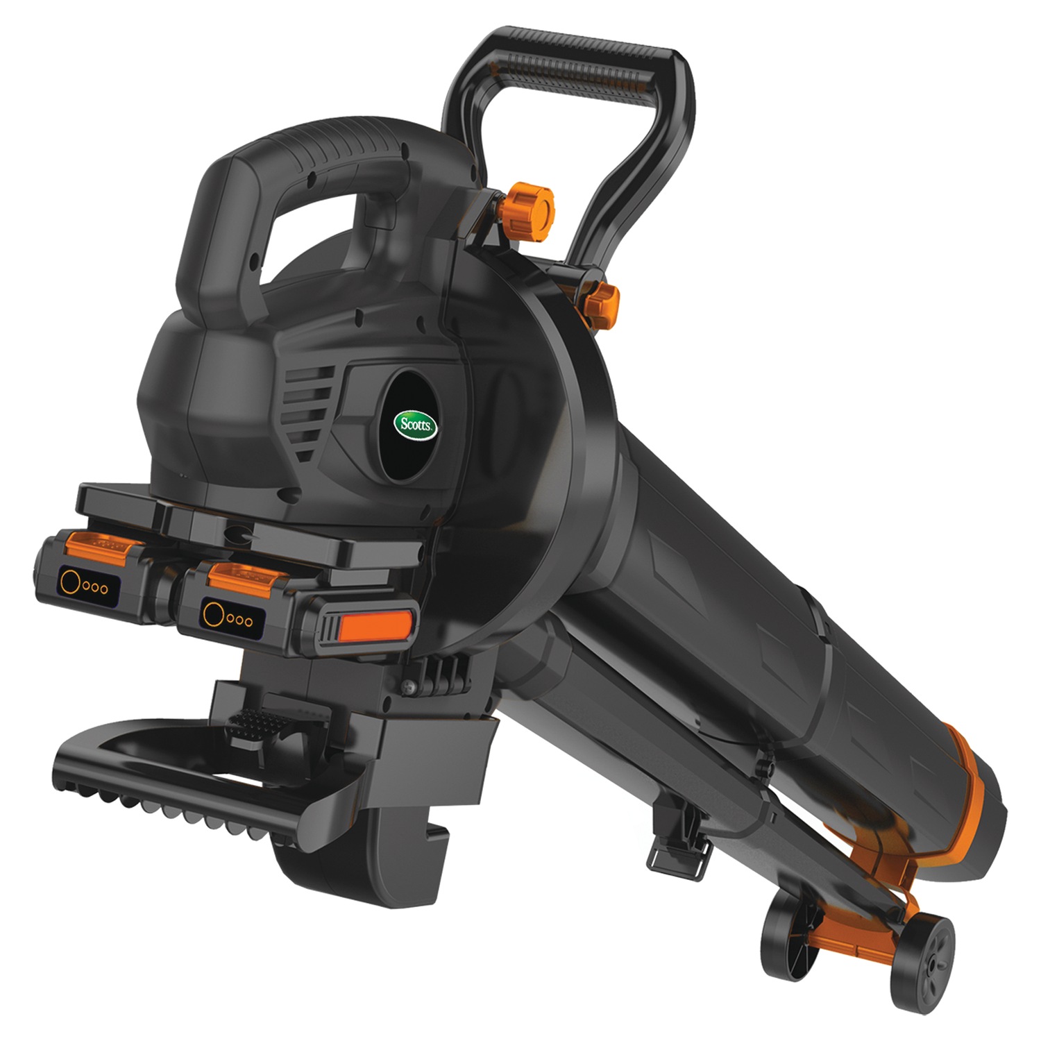 Scotts 2x20V Cordless 3-in-1 Turbo Leaf Blower-Vacuum-Mulcher