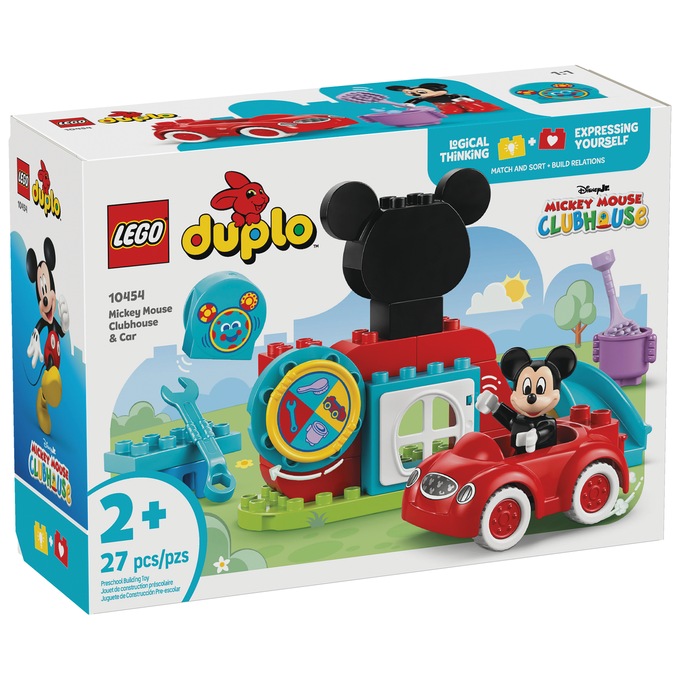 LEGO DUPLO Mickey Mouse Clubhouse & Car, , large