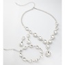 Crystal Pear-drop Jewelry Set, , large
