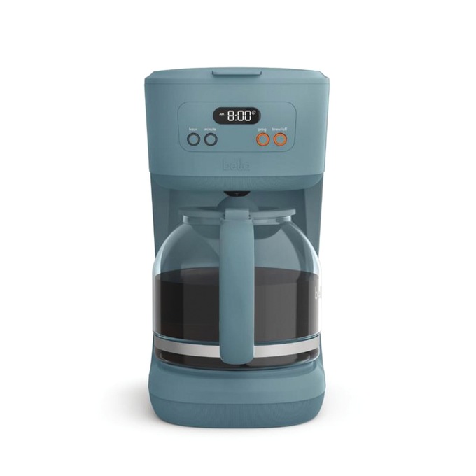Bella 12-Cup Programmable Coffee Maker, Surf, large