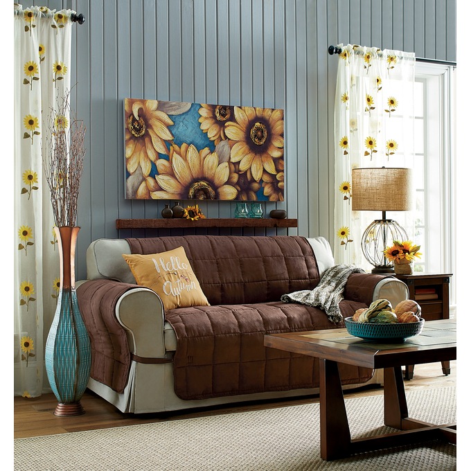 Sunflower Sheer Panel, , large