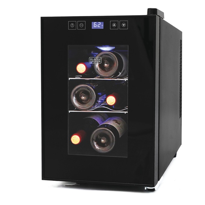 BLACK+DECKER Thermoelectric 6-Bottle Wine Cellar, , large