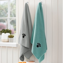 Set of 2 Pet Towels, , large