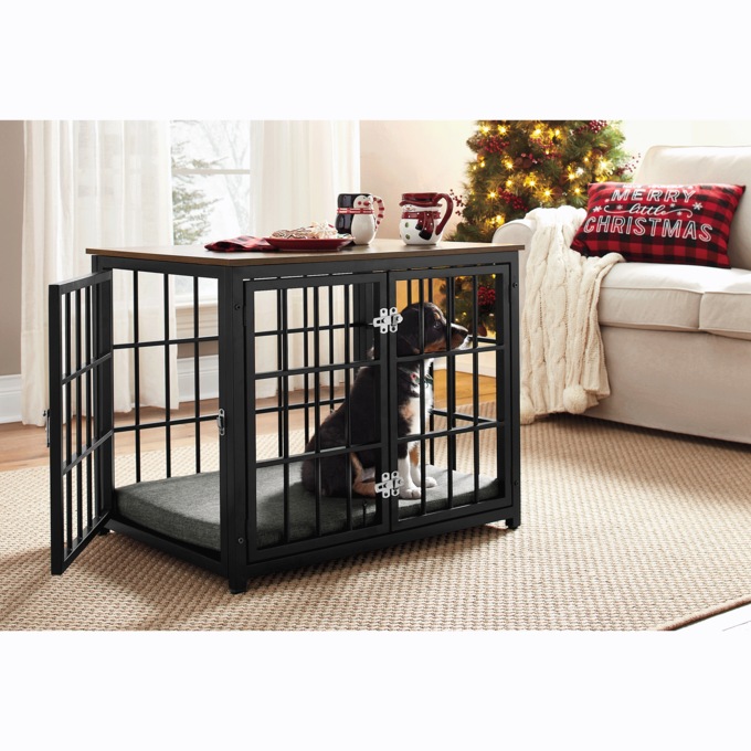 Wellington Two-Tone Pet Crate, , large