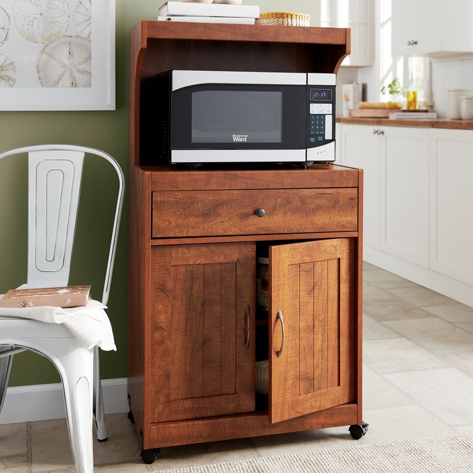 Ellie Microwave Cart | Seventh Avenue