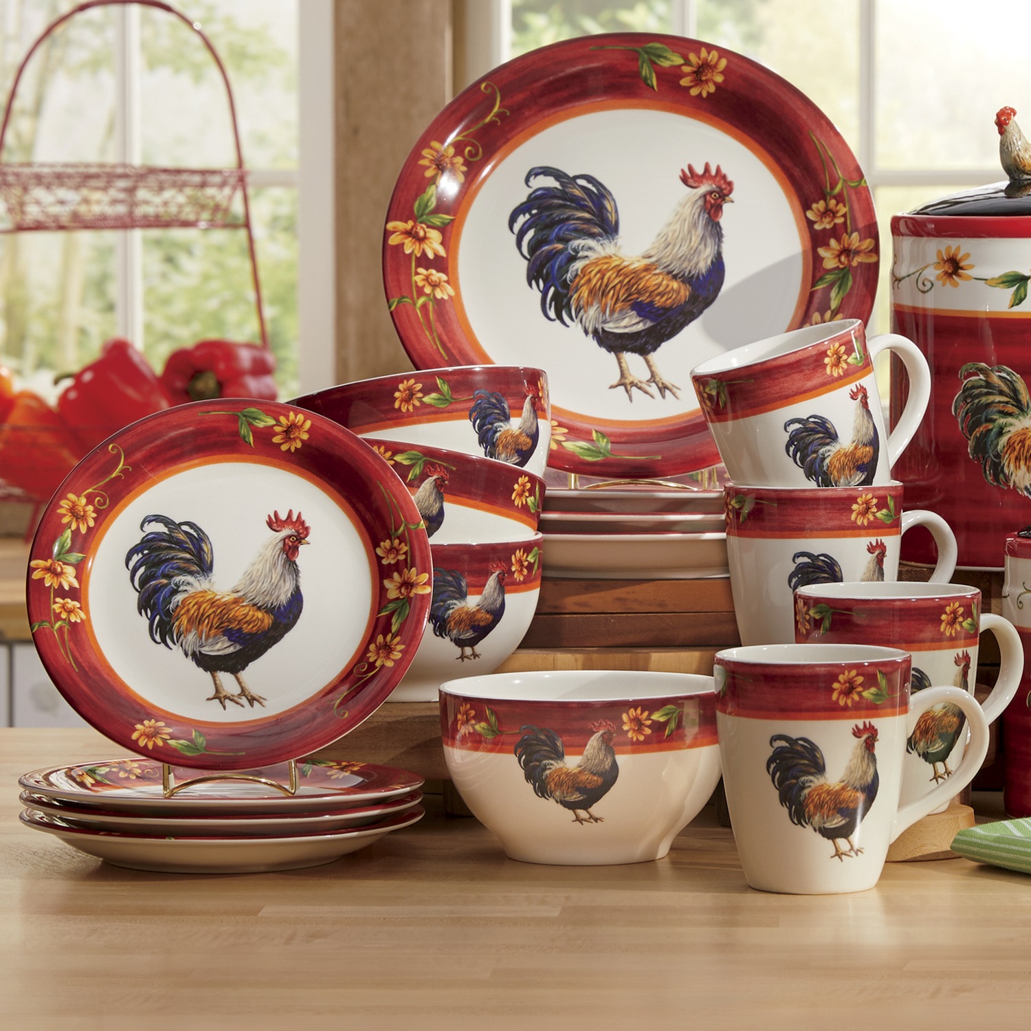 Sunflower Rooster Collection | Seventh Avenue