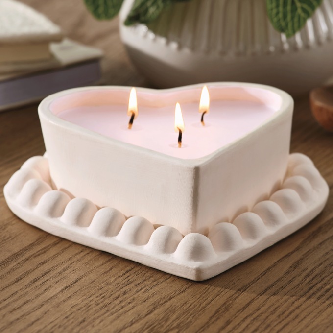 Heart-Shaped Candle, , large