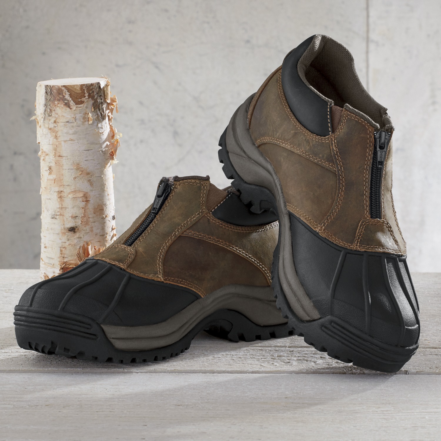 propét men's blizzard ankle zip snow boot