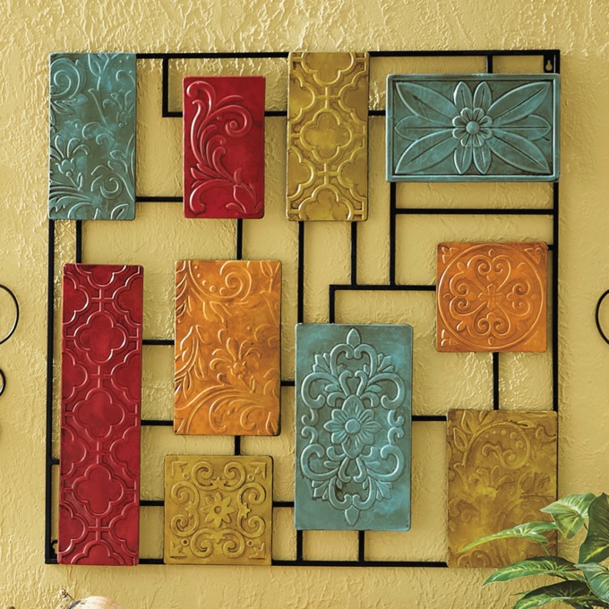 Stamped Metal Wall Art, , large