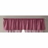 Faith Ombr&eacute; Semi-Sheer Valance, Berry, large
