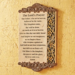 Lord&#39;s Prayer Plaque, , large