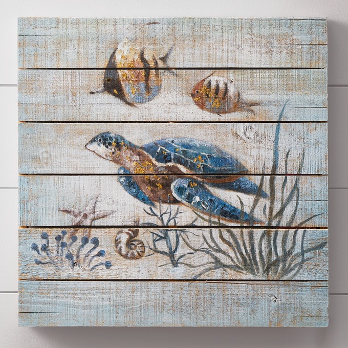 Under The Sea Art On Wood, , large