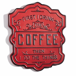 Coffee First Plaque, , large