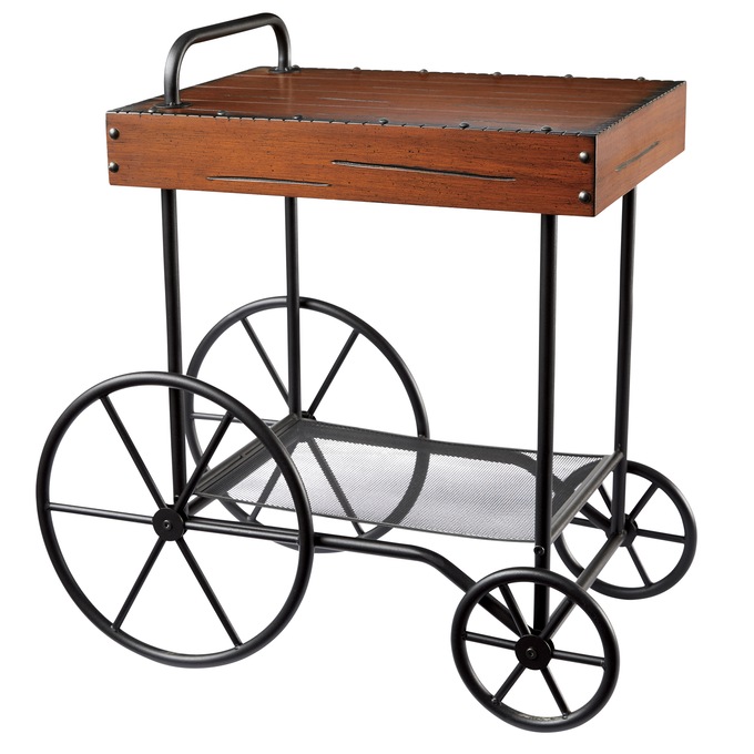 Industrial-Style Leeds End Table, , large