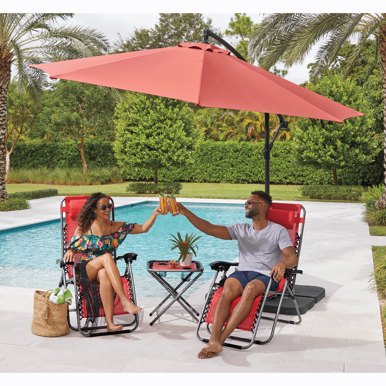 9 ft half round patio umbrella Nuu Garden 9 ft. Iron Half Round Outdoor Patio Umbrella in Beige with Crank, Weather-Resistant Polyester Fabric