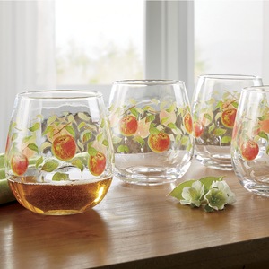 Stemless Apple Glass Set, , large