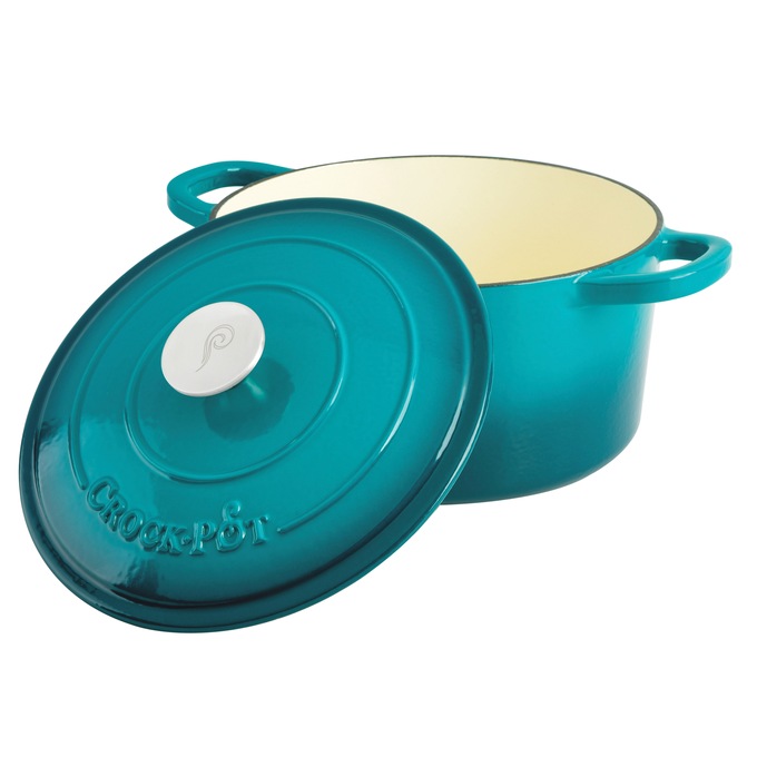 Crock Pot Artisan 5-qt. Enameled Cast Iron Dutch Oven with Lid, , large