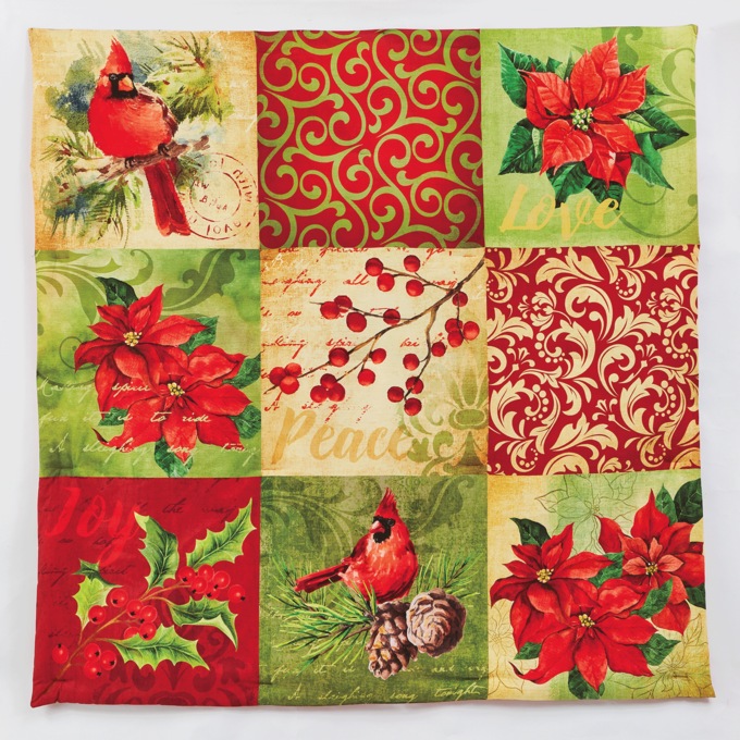 4Piece Holiday Cardinal Comforter Set Seventh Avenue