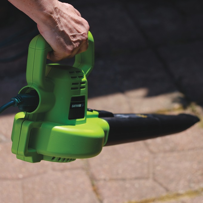 Earthwise 7.5-AMP 120V Corded Blower, Green, large