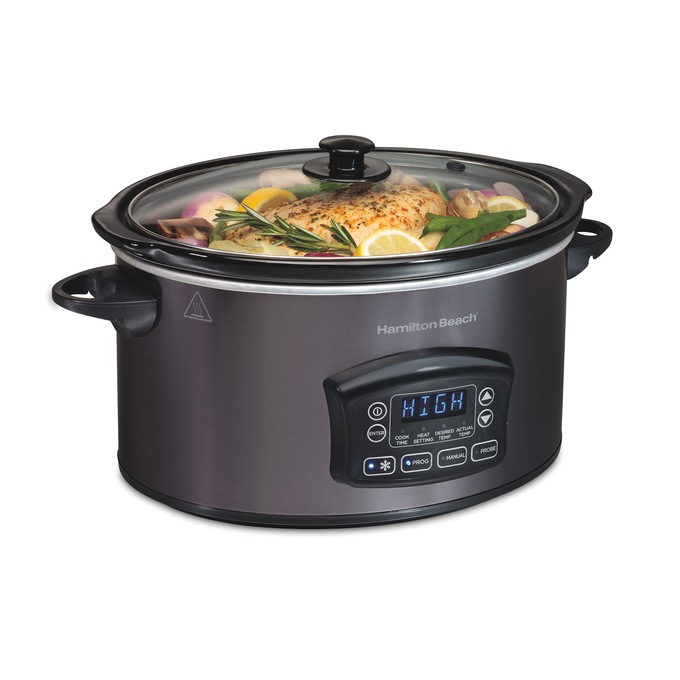 Hamilton Beach 6-Quart Programmable Defrost Slow Cooker, , large