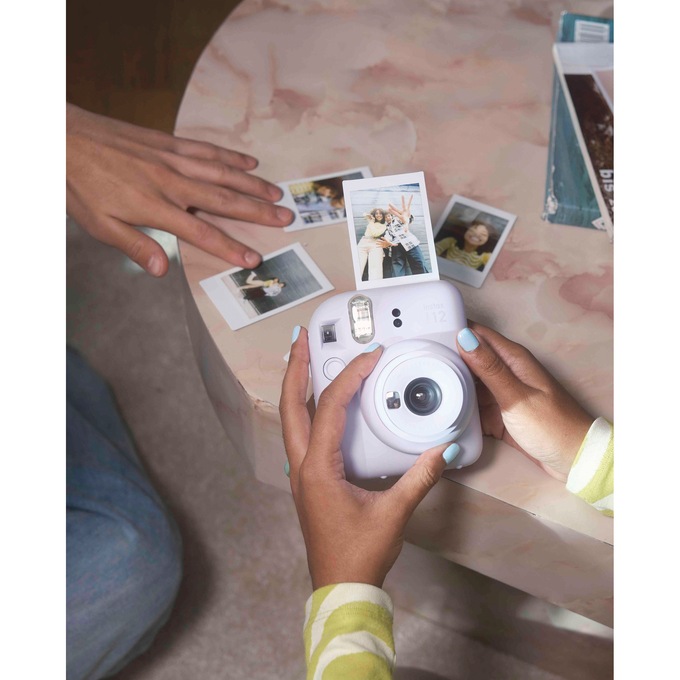 Fujifilm Instax Mini 12 Instant Camera with Built-In Selfie Mirror, Lilac Purple, large