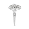Diamond Marquise Cluster Ring, , large