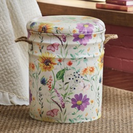 Harvest Flower Storage Stool, , large