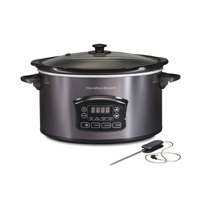 Hamilton Beach 6-Quart Programmable Defrost Slow Cooker, , large