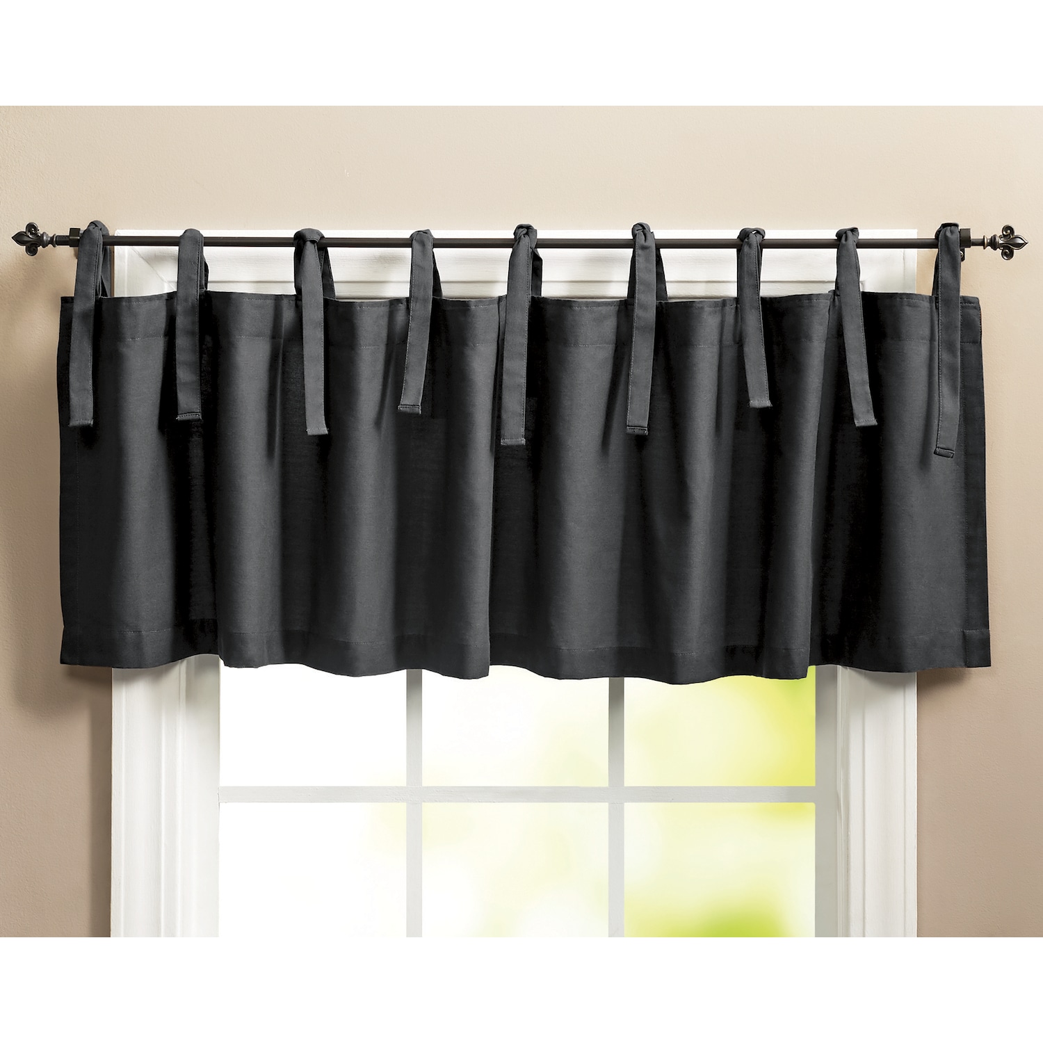 Kitchen Colors Tie Top Valance Seventh Avenue