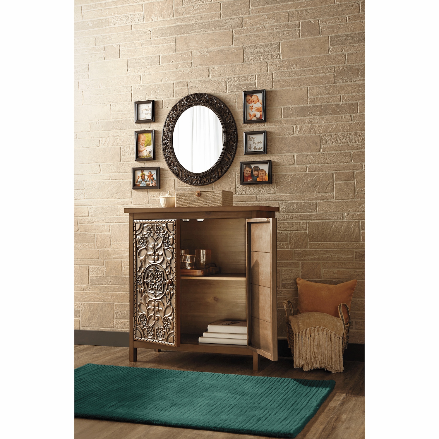 Andelisa Carved Cabinet | Seventh Avenue