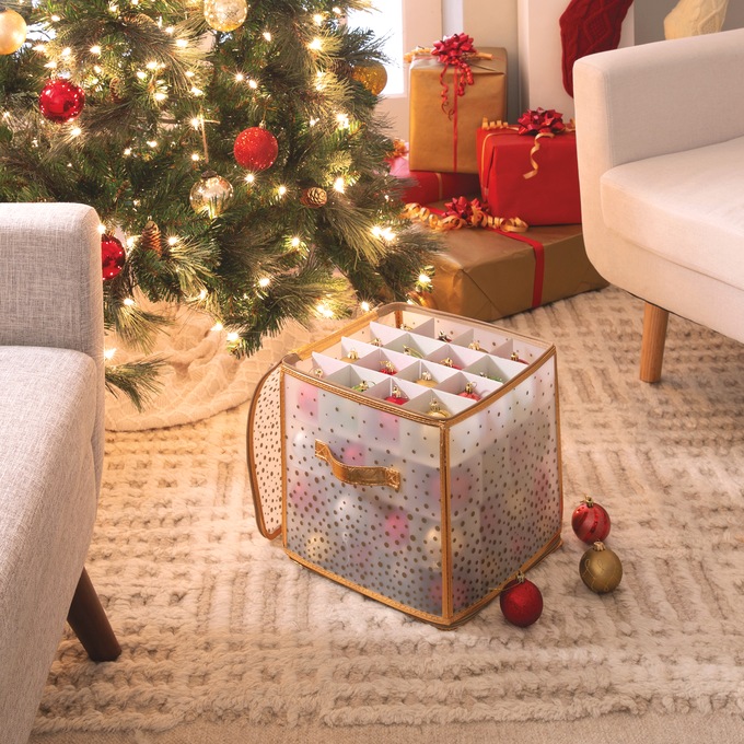 Simplify 64-Ct. Ornament Storage Organizer, Assorted, large