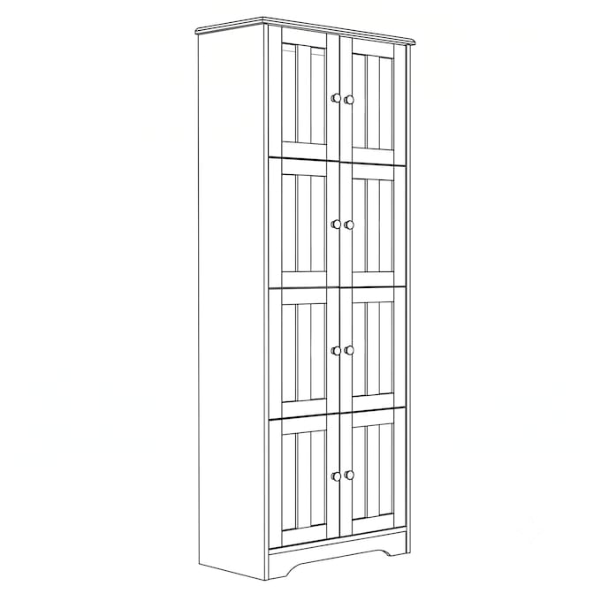 Katie Tall Cabinet with 8 Doors, , large